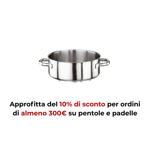 Casseruola bassa 2 maniglie - Serie 1000