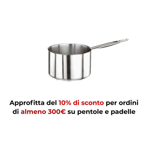Casseruola alta 1 manico - Serie 1000 d. 14,0 cm