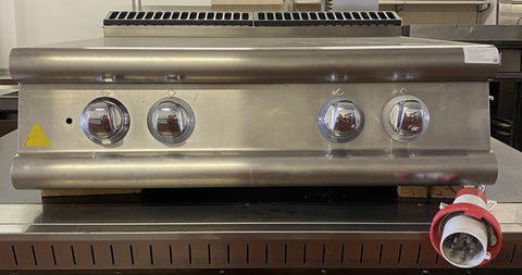 Cucina elettrica in vetroceramica da appoggio usata Baron a 4 zone di cottura
