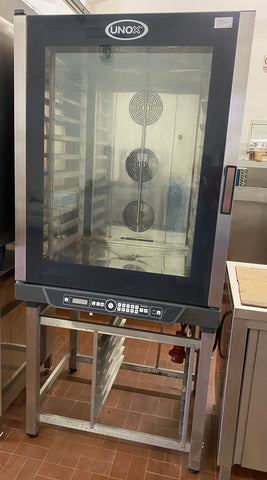 Forno Unox usato modello Chef Lux Dynamic XB895 capacità 10 teglie 60x40cm.